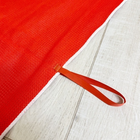 CGEAR Orange Floral Adult Sized Sand-Free Beach Towel Patented Dual Layer 63X31 - Picture 8 of 10